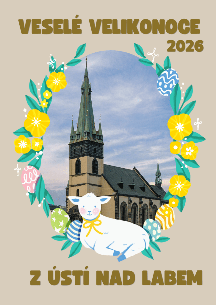 Velikonoční přání 2026 - Veselé Velikonoce 2026 z Ústí nad Labem